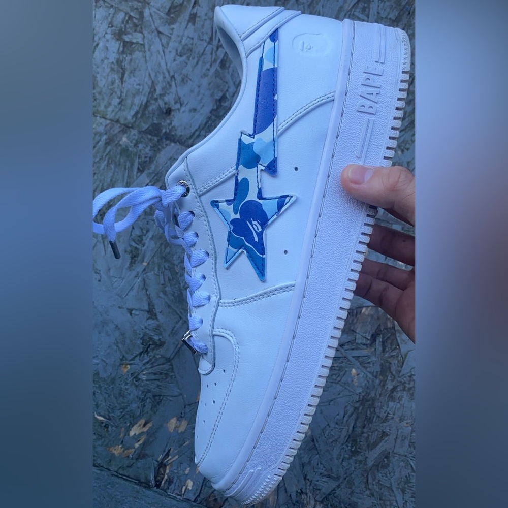 BAPESTAS Nike Airforce collab x Bape baby blues